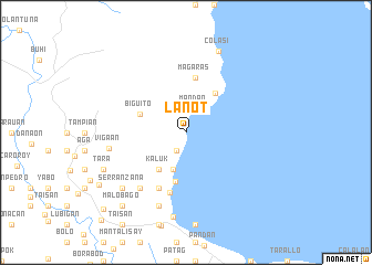 map of Lanot