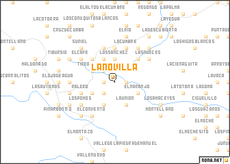 map of La Novilla