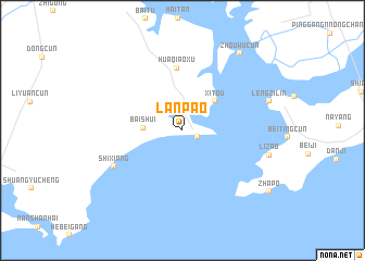 map of Lanpao