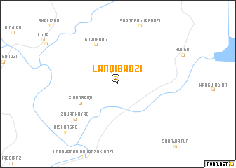 map of Lanqibaozi