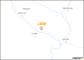 map of Lanqi