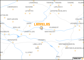 map of Lanrélas