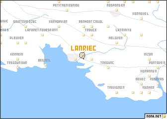 map of Lanriec