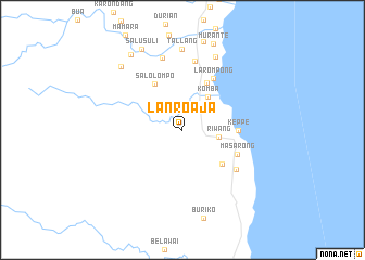 map of Lanroaja