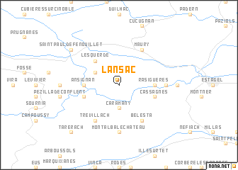 map of Lansac