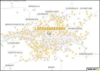 map of Lansdowne Park