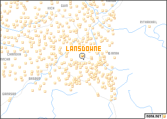 map of Lansdowne