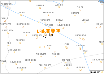 map of Lanshan