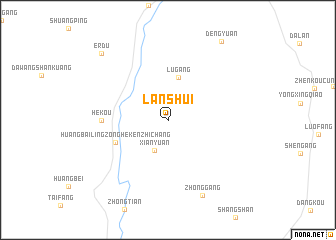 map of Lanshui