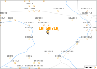 map of Länsikylä
