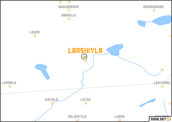 map of Länsikylä