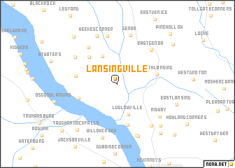 map of Lansingville