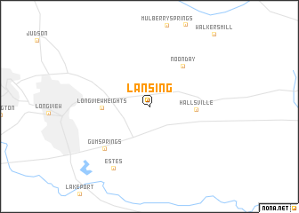 map of Lansing