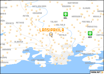 map of Länsi-Pakila