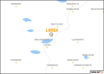 map of Lansk