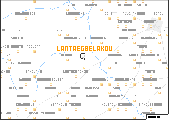 map of Lanta-Egbelakou