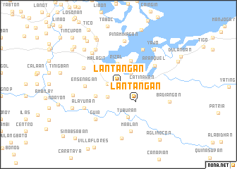 map of Lantangan