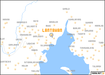 map of Lantawan