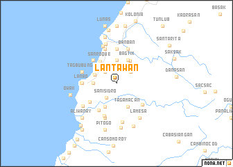 map of Lantawan