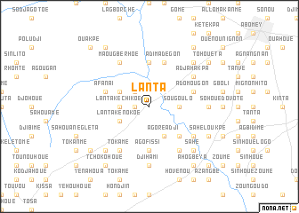 map of Lanta