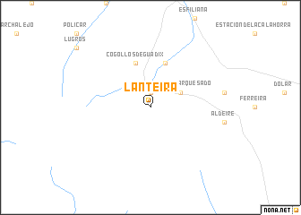map of Lanteira