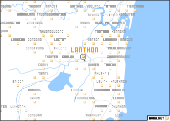 map of Lạn Thôn