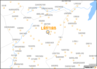 map of Lantian