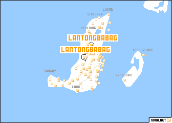 map of Lantong Babag