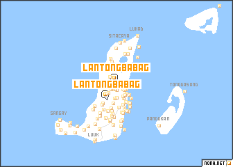 map of Lantong Babag