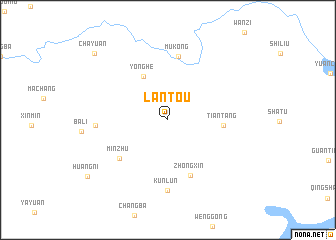 map of Lantou