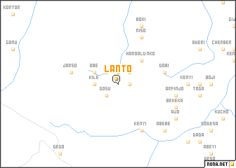 map of Lanto