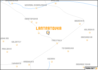 map of Lantratovka