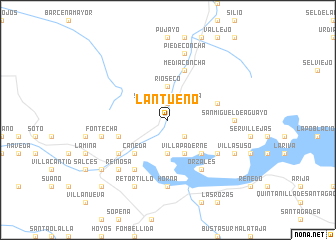 map of Lantueno