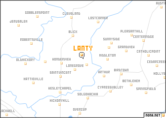 map of Lanty