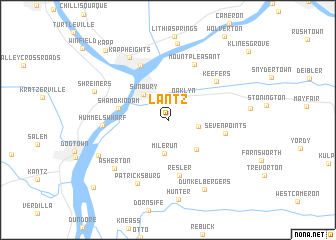 map of Lantz