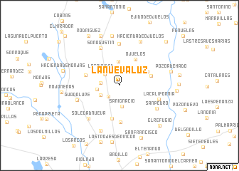 map of La Nueva Luz