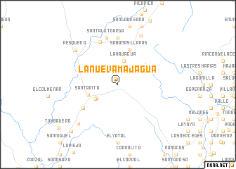 map of La Nueva Majagua