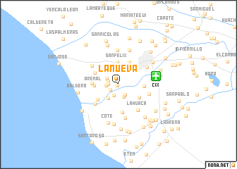map of La Nueva