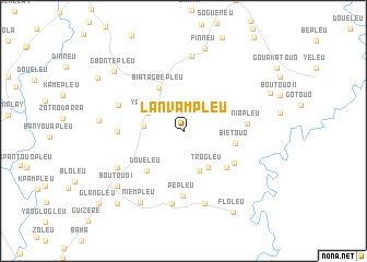 map of Lanvampleu