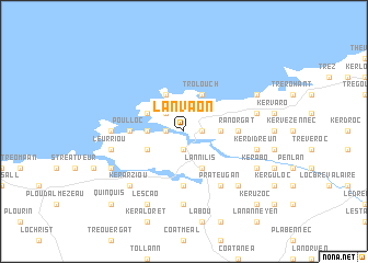 map of Lanvaon