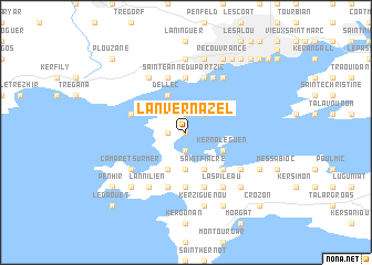 map of Lanvernazel