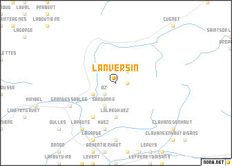 map of Lanversin