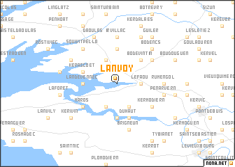 map of Lanvoy
