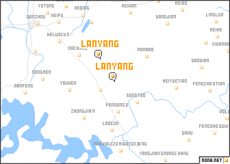 map of Lanyang
