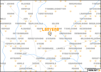 map of Lanyéna
