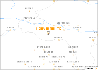 map of Lányiho Huta