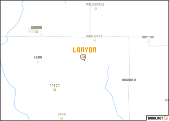 map of Lanyon