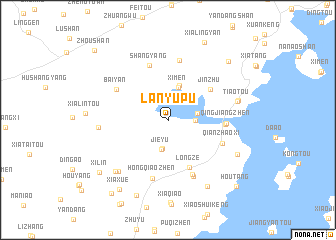map of Lanyupu