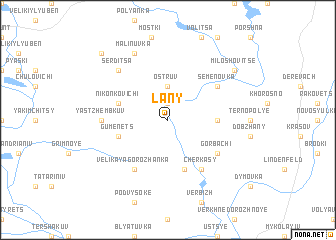 map of Lany