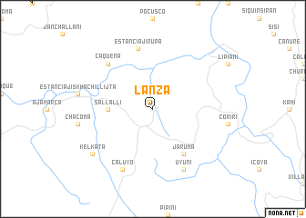 map of Lanza